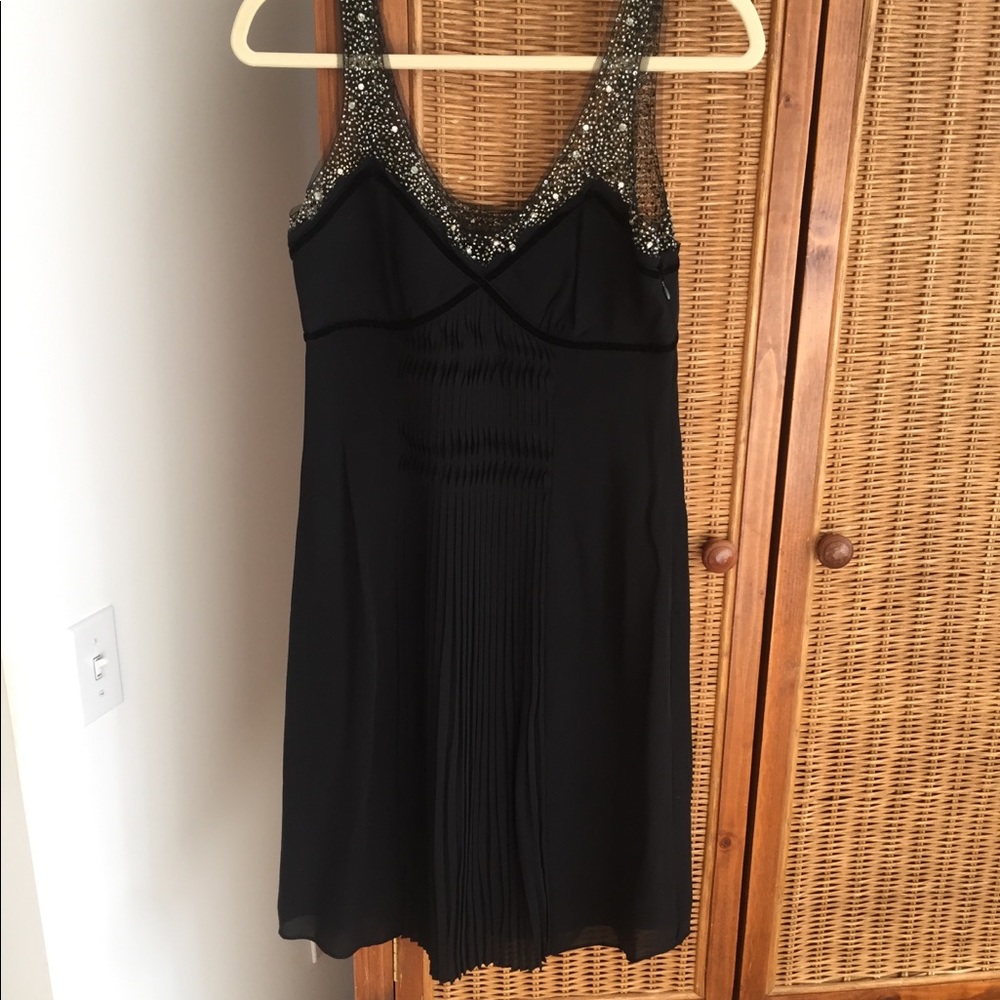 Black embellished BCBG dress - never been worn!